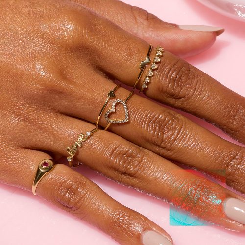 DOUBLE LOVE RING WEAR IT WITH