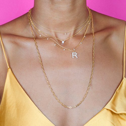 Dainty Paperclip 24 Necklace