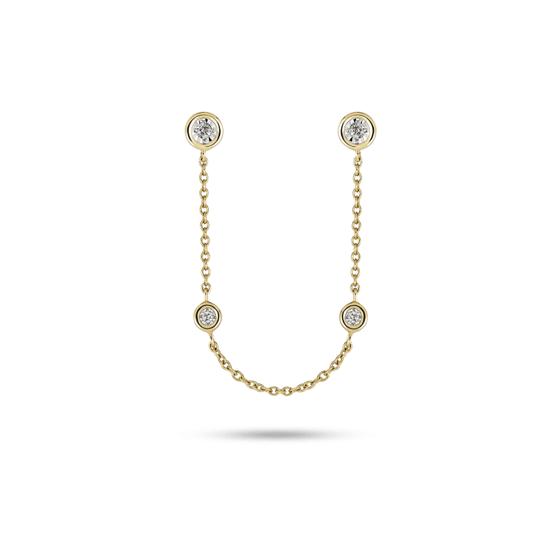 Diamonds By The Dozen Chain Earring