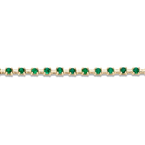 EMERALD ACE TENNIS BRACELET FRONT 2