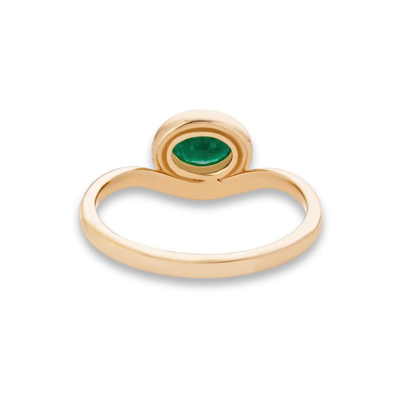 EMERALD BONBON MERGE RING REAR