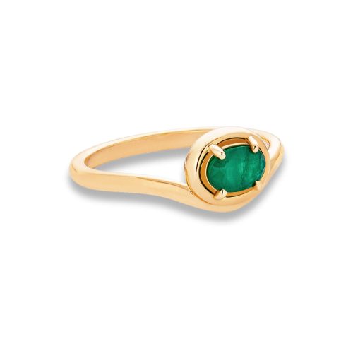 EMERALD BONBON MERGE RING SIDE