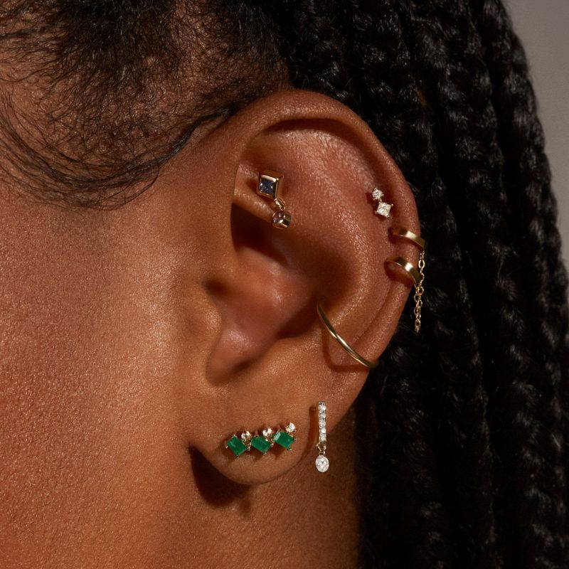 EMERALD LUXE STUDS WEAR IT WITH c69750fe a313 47bc 8f0d 5669e94c1b8c