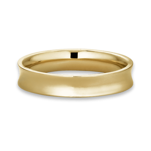 Stone and Strand 14K Yellow Gold Ellipse Band Front Image