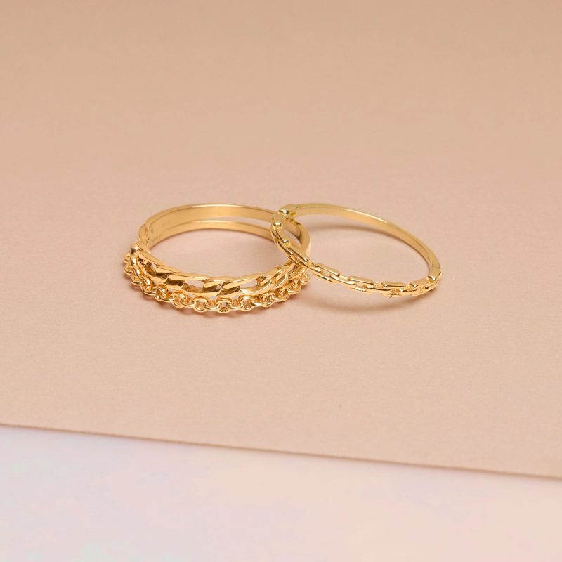 FIGARO CHAINLINK RING EDITORIAL COLLECTION