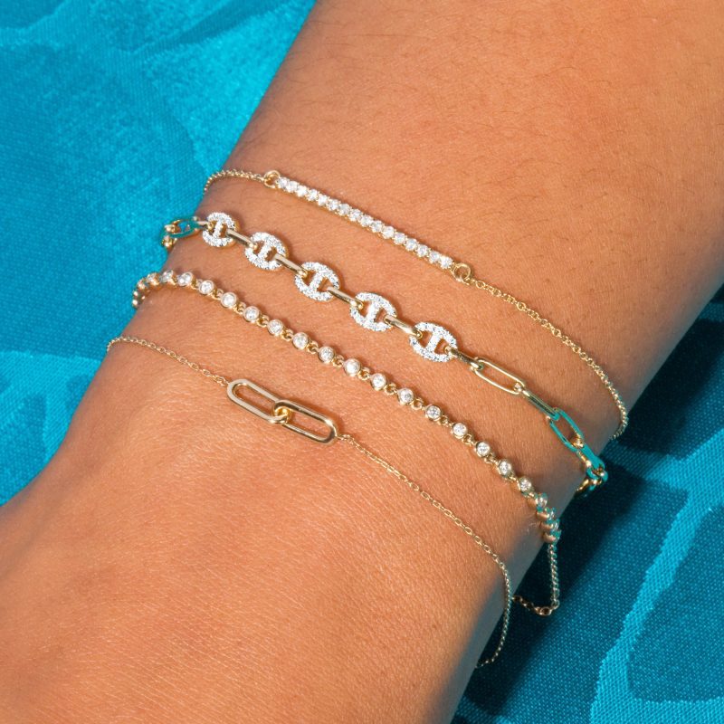 FINE DIAMOND MARITIME BRACELET WEAR IT WITH