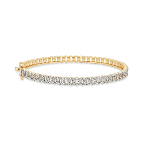 Fine Diamond Pave Chain Cuff