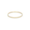 Stone and Strand 14K Yellow Gold Fine Flat Band Front Image