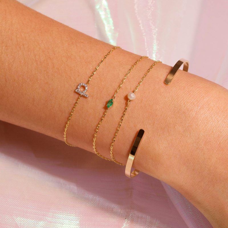 FLAT CUFF BRACELET FULL LOOK