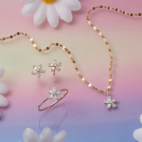 FLOWER POWER DIAMOND STUDS EDITORIAL COLLECTION