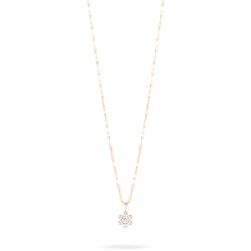 FUN FLOWER DIAMOND NECKLACE FRONT