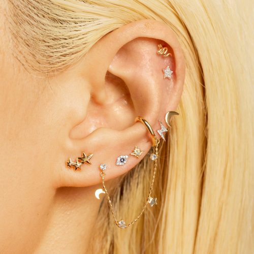 GALAXY EAR CUFF WEAR IT WITH