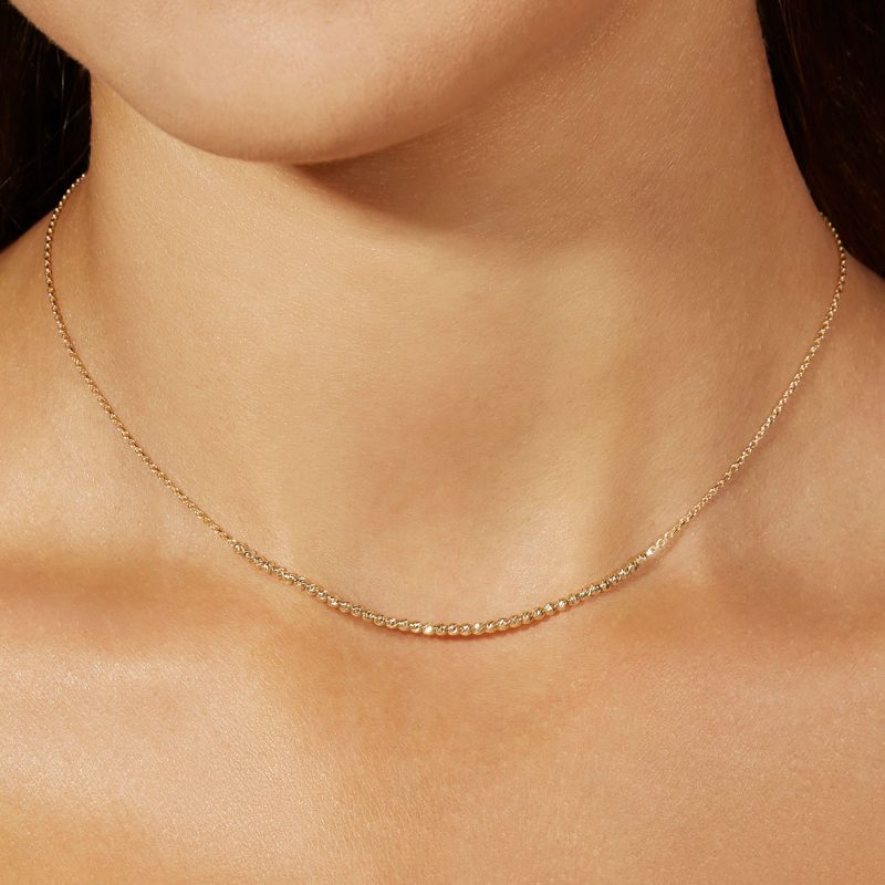 GLITTER IN THE SKY CHOKER ON BODY