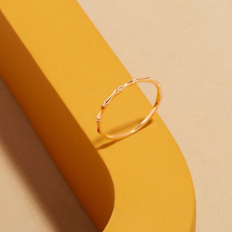 GOLD BAMBOO RING EDITORIAL