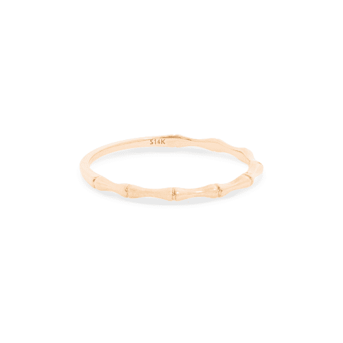 GOLD BAMBOO RING SIDE