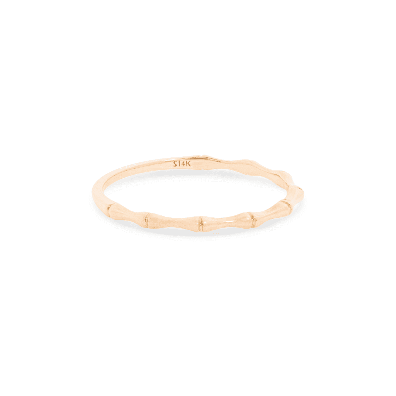 GOLD BAMBOO RING SIDE