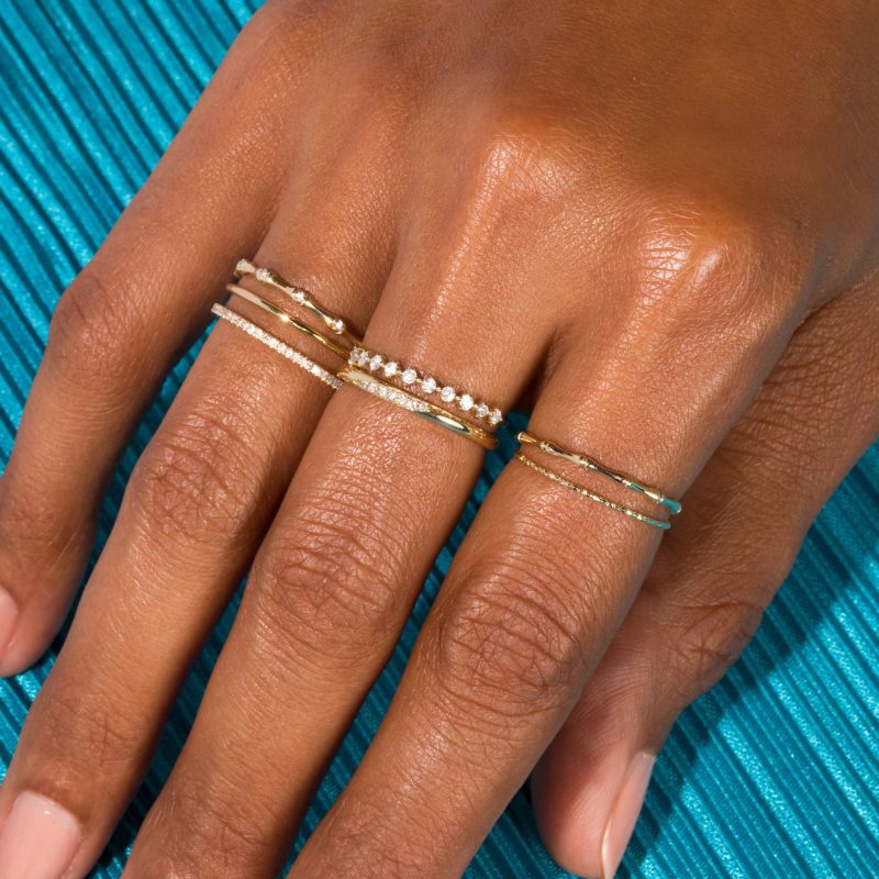 GOLD BAMBOO RING WEAR IT WITH