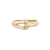 Stone and Strand 14K Yellow Gold Gold Bridle Ring Front Image