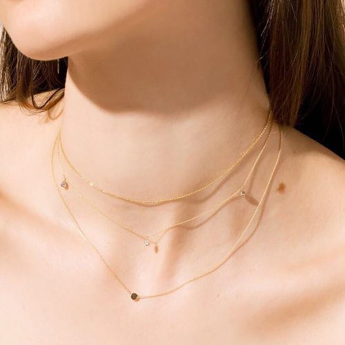 GOLD CHAIN CHOKER WEAR IT WITH