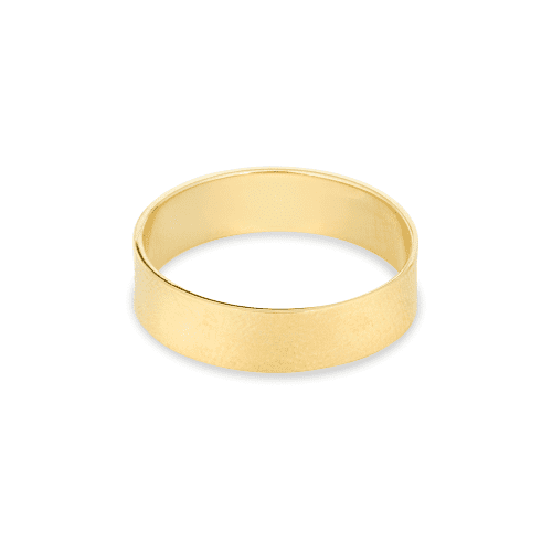 Stone and Strand 10K Yellow Gold Gold Cigar Band Front Image