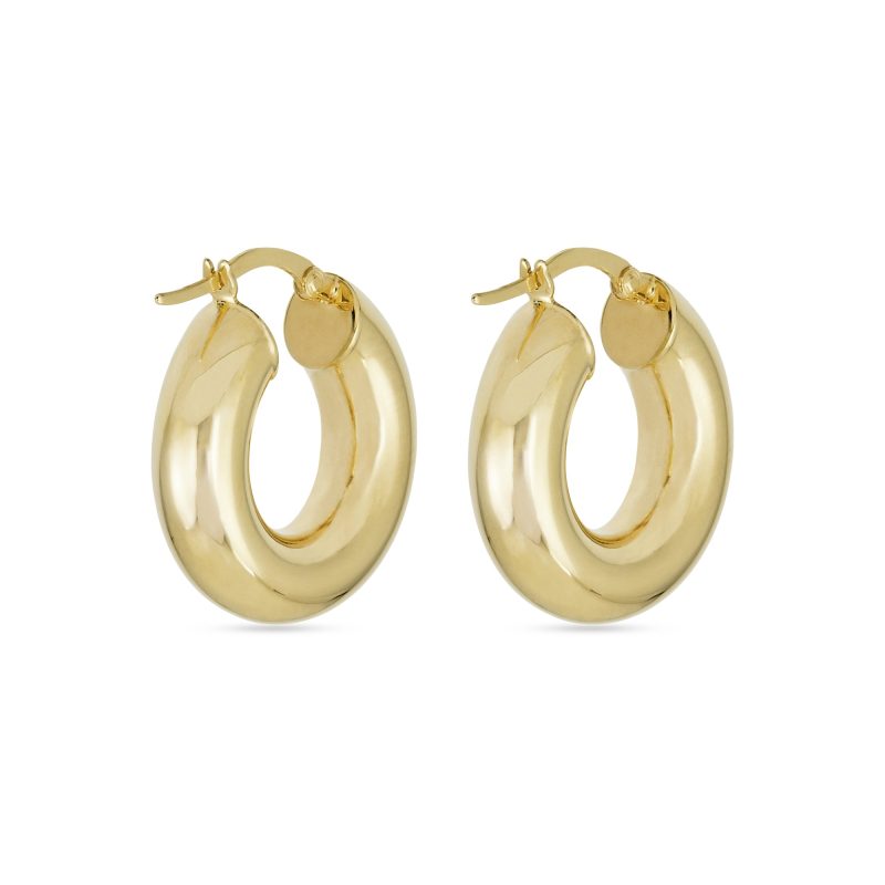 GOLD DOUGHNUT HOOPS REAR