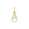 Stone and Strand 14K Yellow Gold Gold Initial Charm A Front Image