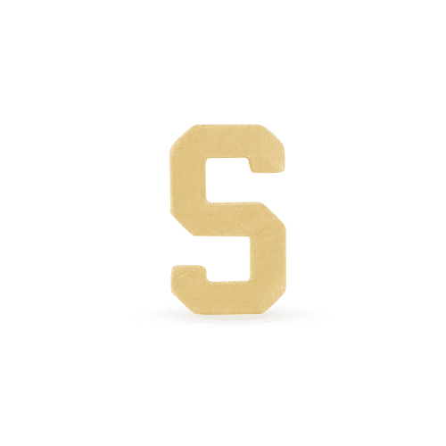 GOLD INITIAL RING S