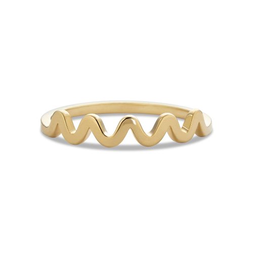 Gold Scribble Ring