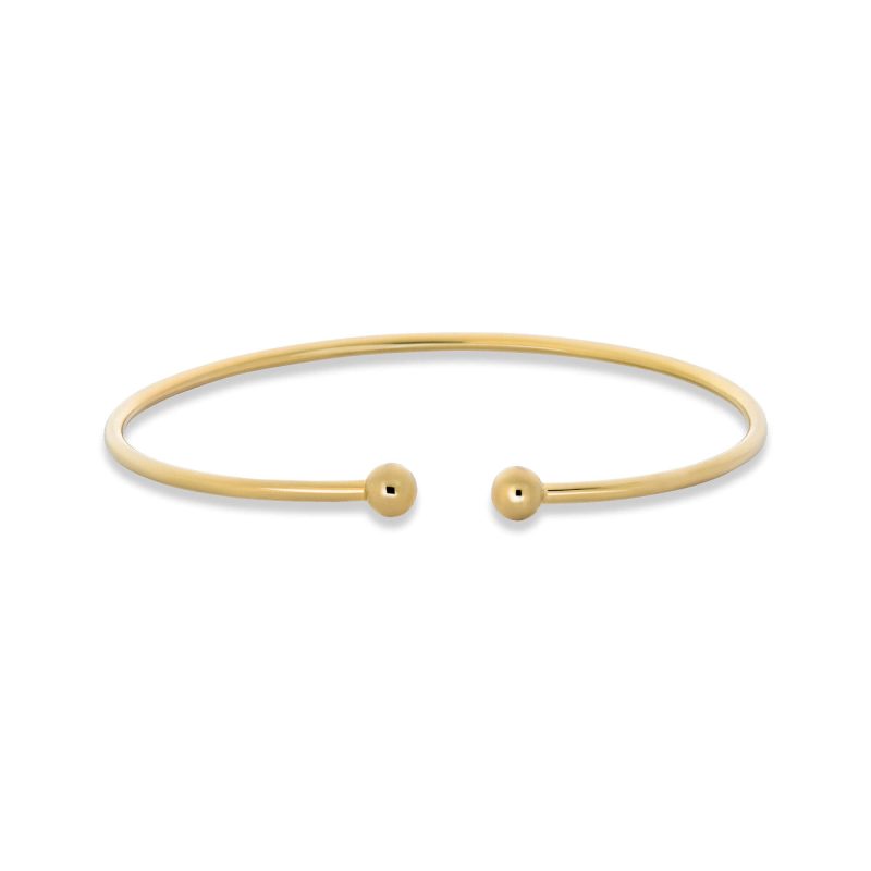 GOLD STACKER BANGLE FRONT