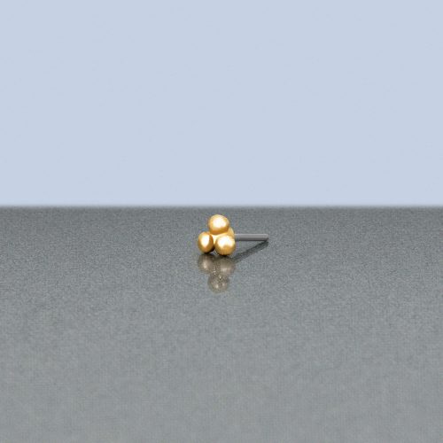 GOLD TRIO PUSH PIN FLAT BACK EDITORIAL