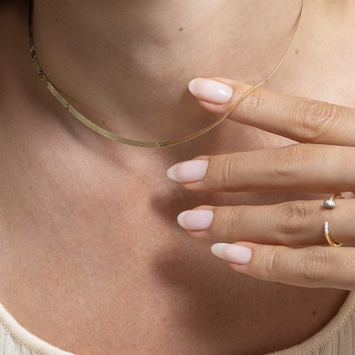 GOLDEN GLOW NECKLACE AND NAILED IT RING