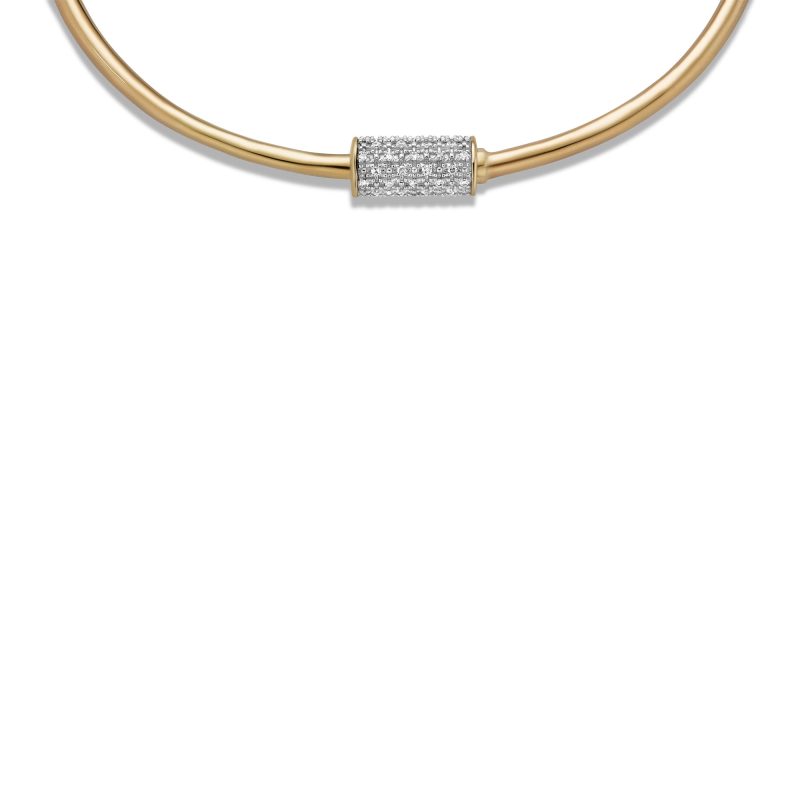 GOLDIE LOCK DIAMOND BRACELET FRONT 2