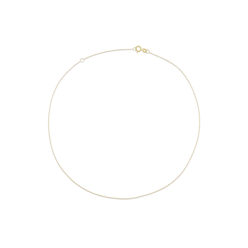 Stone and Strand 14K Yellow Gold Ultra Fine Gold Chain Choker Front Image