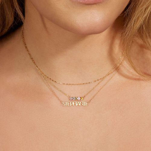 GOOD GIRL NAME NECKLACE WEAR IT WITH