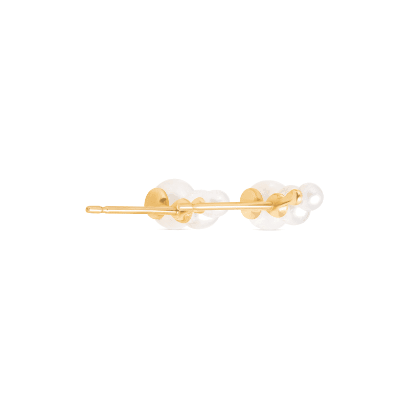 GRADIENT PEARL STUDS REAR