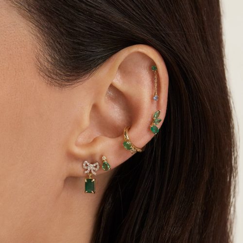 GREEN GODDESS EAR CUFF WEAR IT WITH