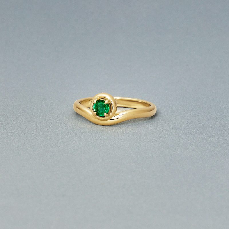 GREEN WITH ENVY MERGE RING EDITORIAL