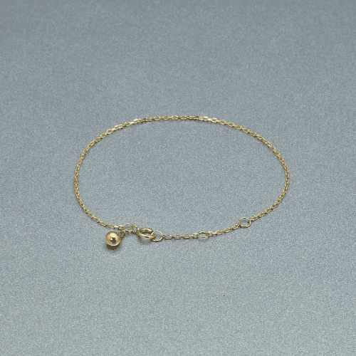 Gold Drop Bracelet Still Life