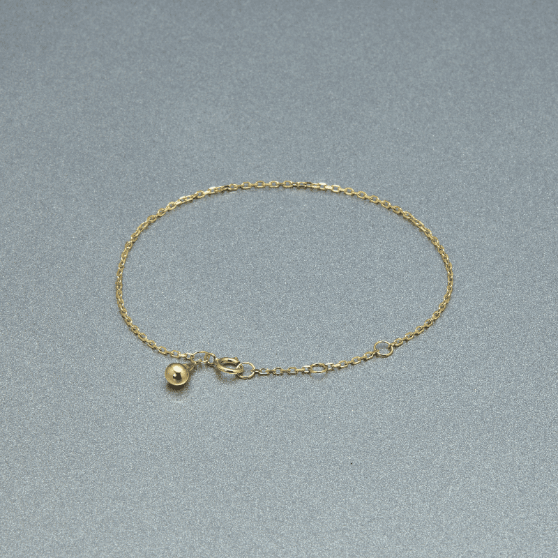 Gold Drop Bracelet Still Life