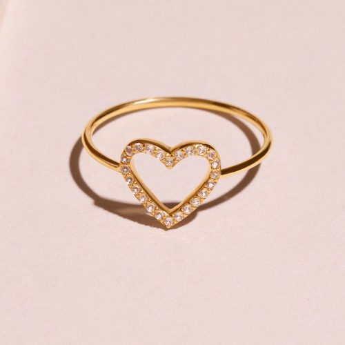 HEART WIDE OPEN TOPAZ RING EDITORIAL