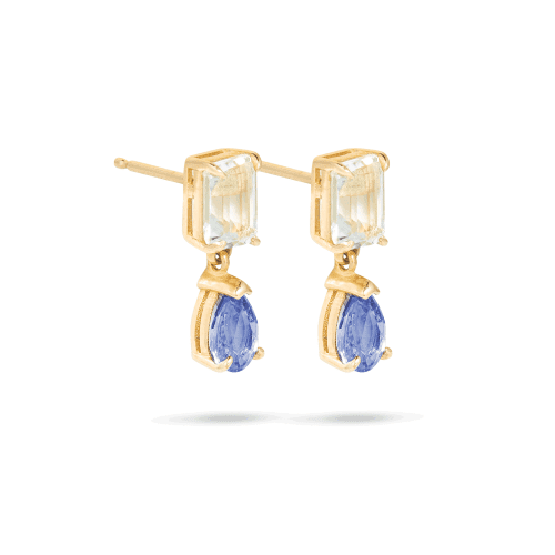 JUST THE TWO OF US LE BLEU DROP EARRINGS SIDE