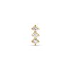 Stone and Strand 14K Yellow Gold Lab-Created Bright Lights Diamond Push Pin Flat Back Front Image