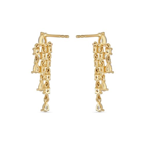 LAB CREATED DIAMOND BOULEVARD EARRINGS REAR