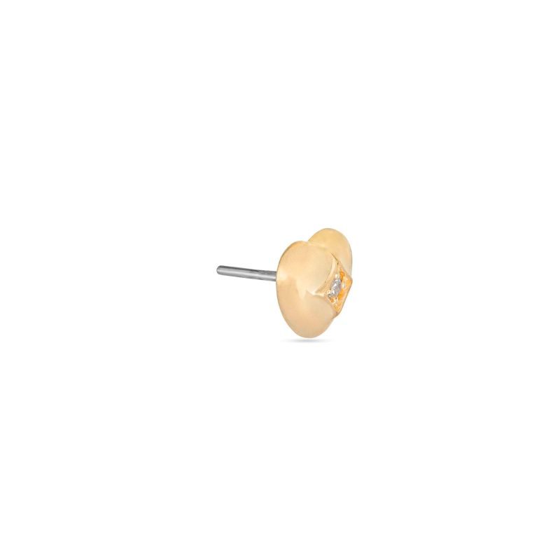 LAB CREATED DIAMOND PUFFED HEART PUSH PIN FLAT BACK SIDE 995c2b04 fdc4 4ff8 8013 a37ef61c5b46