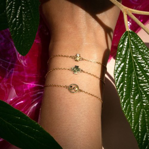 LADY LUCK DIAMOND BRACELET FULL LOOK