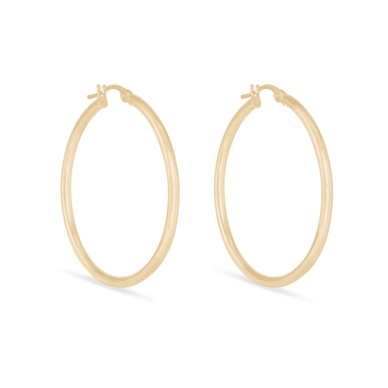 LARGE CLASSIC HOOPS SIDE