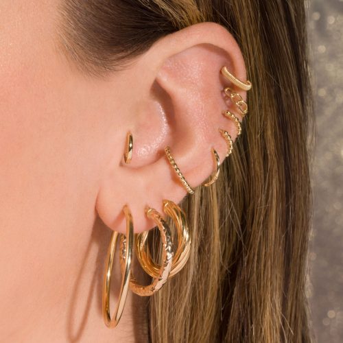 LARGE CLASSIC HOOPS WEAR IT WITH