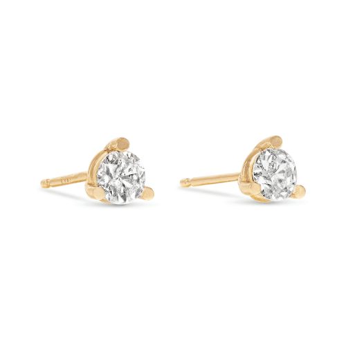 LARGE DIAMOND STUDS SIDE