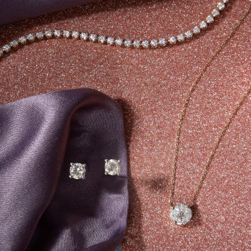 LARGE MOSAIC DIAMOND NECKLACE EDITORIAL COLLECTION