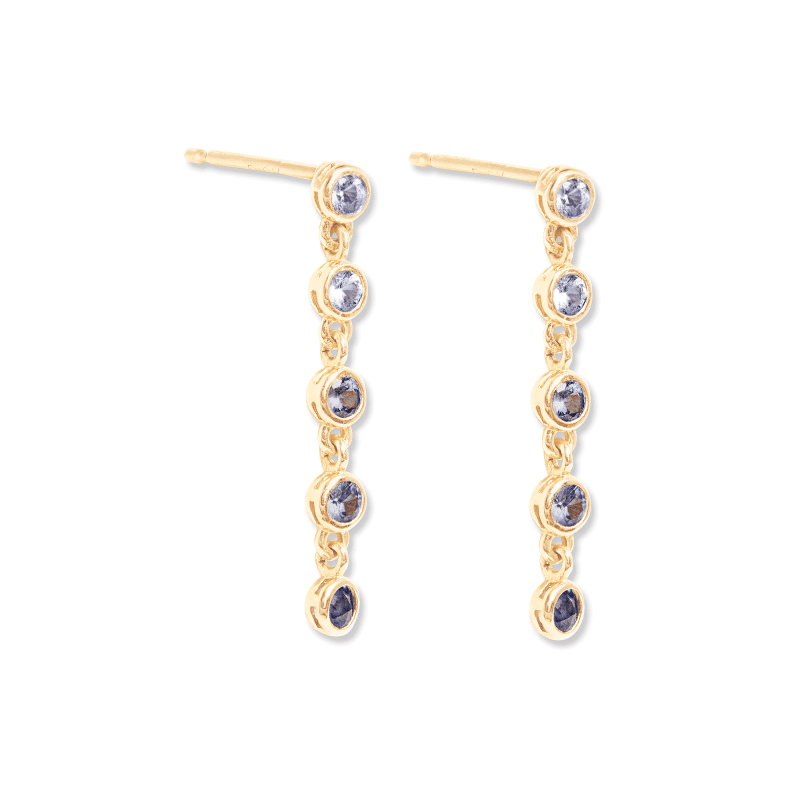 LE BLEU RALLY EARRINGS SIDE 1